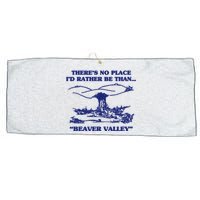 Beaver Valley Funny Offensive Gift Large Microfiber Waffle Golf Towel