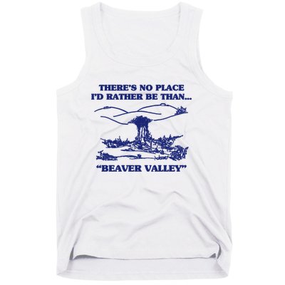 Beaver Valley Funny Offensive Gift Tank Top