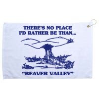 Beaver Valley Funny Offensive Gift Grommeted Golf Towel