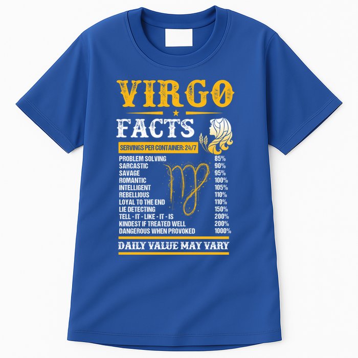 Birthday Virgo Facts Zodiac Sign Birthday Horoscope Cool Gift Tall T-Shirt