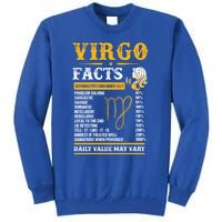 Birthday Virgo Facts Zodiac Sign Birthday Horoscope Cool Gift Tall Sweatshirt