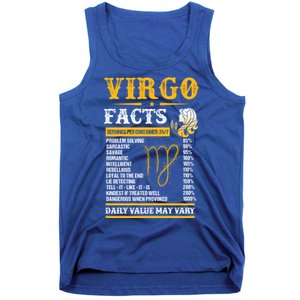 Birthday Virgo Facts Zodiac Sign Birthday Horoscope Cool Gift Tank Top