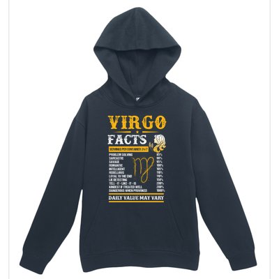 Birthday Virgo Facts Zodiac Sign Birthday Horoscope Cool Gift Urban Pullover Hoodie