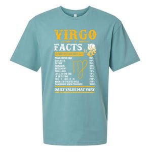 Birthday Virgo Facts Zodiac Sign Birthday Horoscope Cool Gift Sueded Cloud Jersey T-Shirt