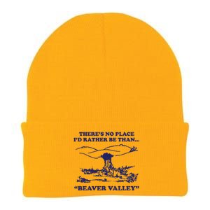 Beaver Valley Funny Offensive Knit Cap Winter Beanie