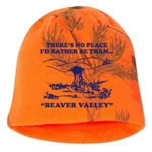 Beaver Valley Funny Offensive Kati - Camo Knit Beanie