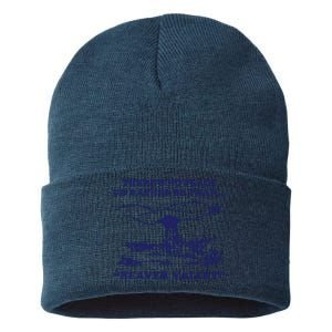 Beaver Valley Funny Offensive Sustainable Knit Beanie