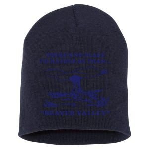 Beaver Valley Funny Offensive Short Acrylic Beanie