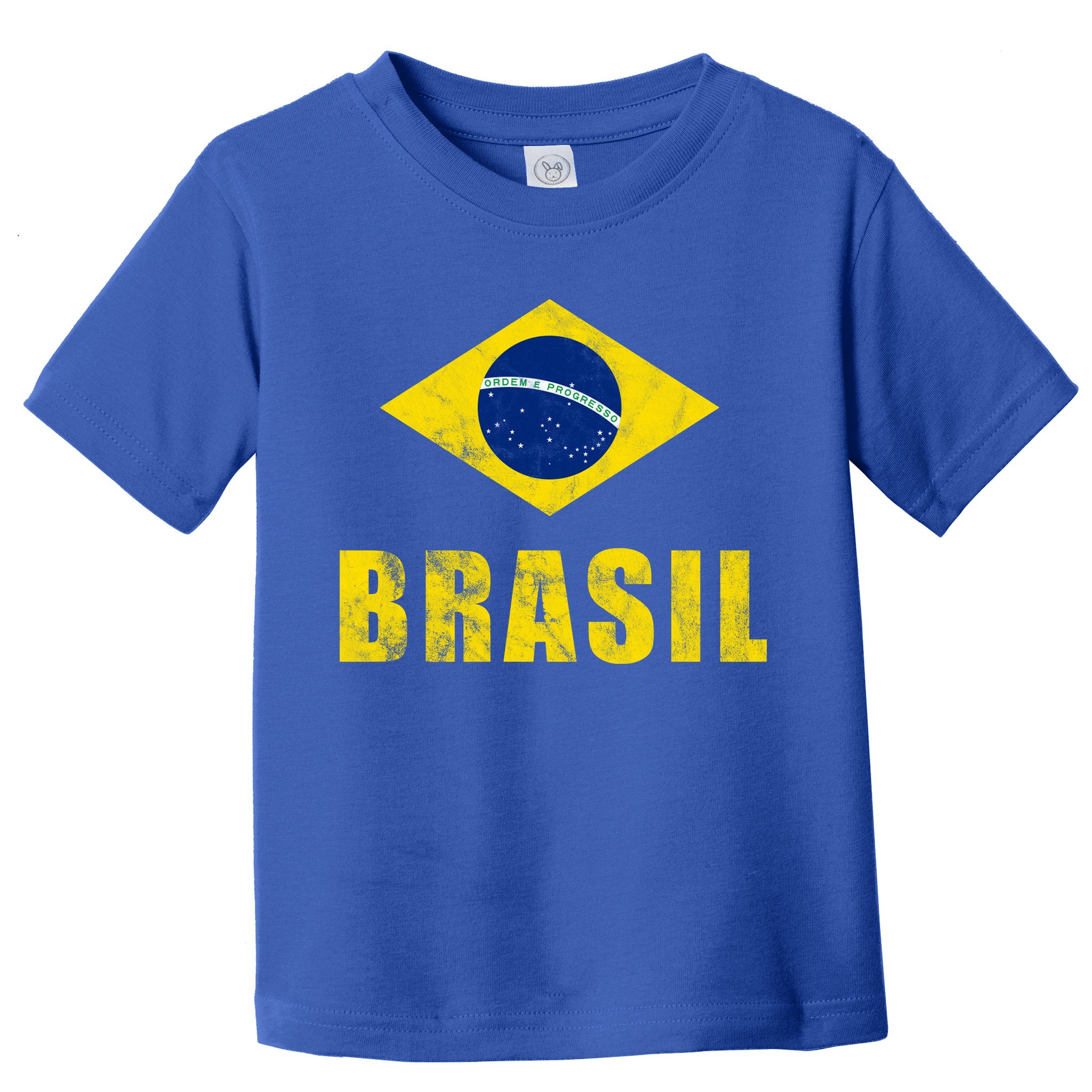 Brasil Vintage Flag Sport Toddler T-Shirt