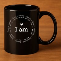 Bible Verse Faith Based Christian 11oz C Handle Ceramic Mug