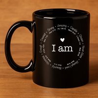Bible Verse Faith Based Christian 11oz C Handle Ceramic Mug