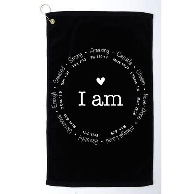 Bible Verse Faith Based Christian Golf Towel