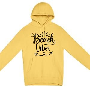 Beach Vibes Graphic Premium Pullover Hoodie