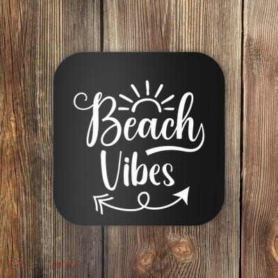 Beach Vibes Graphic Coaster