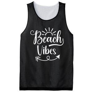 Beach Vibes Graphic Mesh Reversible Basketball Jersey Tank