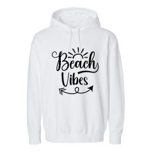 Beach Vibes Graphic Garment-Dyed Fleece Hoodie