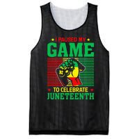 Black Video Gamer I Paused My Game to Celebrate Juneteeth Mesh Reversible Basketball Jersey Tank