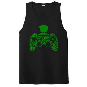 Boys Video Gamer Game Shamrock St Patricks Day Irish Cute Gift PosiCharge Competitor Tank