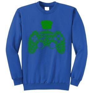 Boys Video Gamer Game Shamrock St Patricks Day Irish Cute Gift Sweatshirt