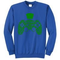 Boys Video Gamer Game Shamrock St Patricks Day Irish Cute Gift Sweatshirt