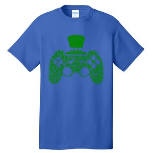 Boys Video Gamer Game Shamrock St Patricks Day Irish Cute Gift Tall T-Shirt