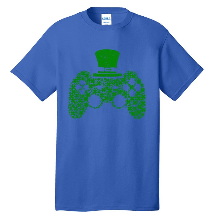 Boys Video Gamer Game Shamrock St Patricks Day Irish Cute Gift Tall T-Shirt