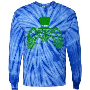 Boys Video Gamer Game Shamrock St Patricks Day Irish Cute Gift Tie-Dye Long Sleeve Shirt