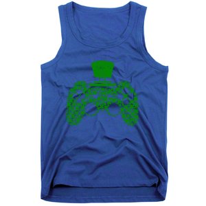 Boys Video Gamer Game Shamrock St Patricks Day Irish Cute Gift Tank Top