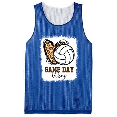 Bleached Volleyball Game Day Vibes Volleyball Mom Christmas Gift Mesh Reversible Basketball Jersey Tank