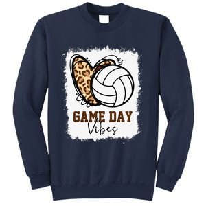 Bleached Volleyball Game Day Vibes Volleyball Mom Christmas Sweatshirt