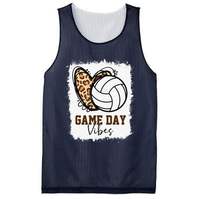 Bleached Volleyball Game Day Vibes Volleyball Mom Christmas Mesh Reversible Basketball Jersey Tank