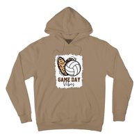 Bleached Volleyball Game Day Vibes Volleyball Mom Christmas Hoodie