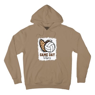 Bleached Volleyball Game Day Vibes Volleyball Mom Christmas Hoodie