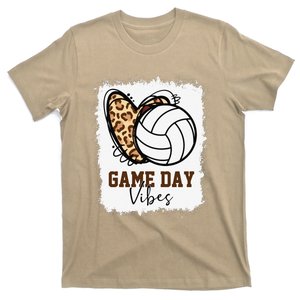 Bleached Volleyball Game Day Vibes Volleyball Mom Christmas T-Shirt