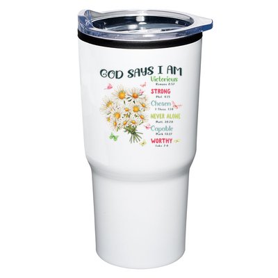 Bible Verse God Says I Am Christian Faith Baby Girl Tumbler