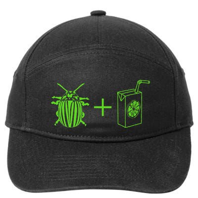 Beetles Vintage Halloween Movie Funny Horror Juices 7-Panel Snapback Hat