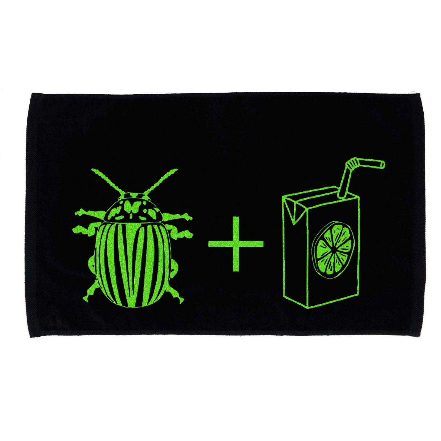 Beetles Vintage Halloween Movie Funny Horror Juices Microfiber Hand Towel