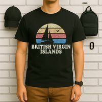 British Virgin Islands Vintage Sailboat 70s T-Shirt