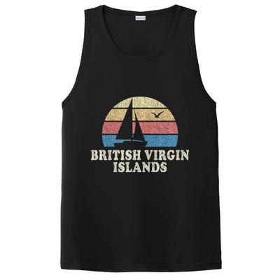 British Virgin Islands Vintage Sailboat 70s PosiCharge Competitor Tank