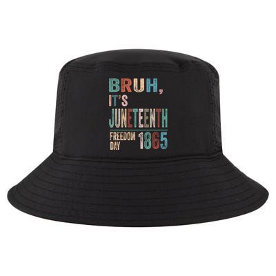 Bruh Vintage Junenth 1865 Freedom Day 2024 June 19 Memory Funny Gift Cool Comfort Performance Bucket Hat