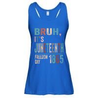 Bruh Vintage Junenth 1865 Freedom Day 2024 June 19 Memory Funny Gift Ladies Essential Flowy Tank