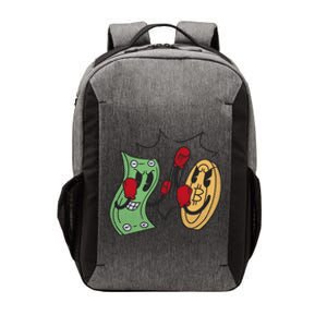 Bitcoin Vs Money Boxing Fight Vector Backpack