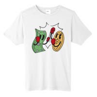 Bitcoin Vs Money Boxing Fight Tall Fusion ChromaSoft Performance T-Shirt