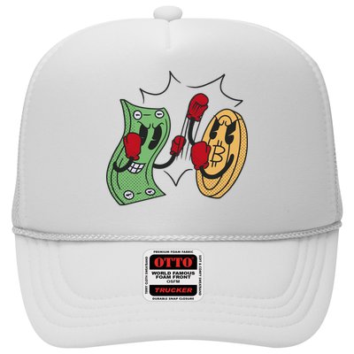 Bitcoin Vs Money Boxing Fight Trucker Hat