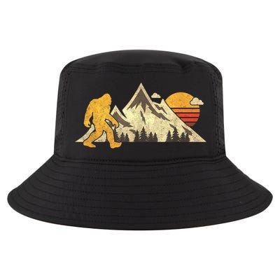 Bigfoot Vintage Mountain Sun Sasquatch Camping Camper Cool Comfort Performance Bucket Hat