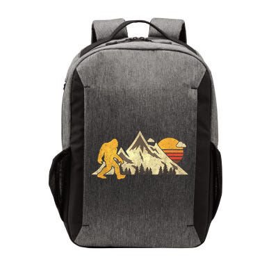 Bigfoot Vintage Mountain Sun Sasquatch Camping Camper Vector Backpack