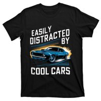 Boy Vintage Muscle Car Easily Distracted By Cool Cars T-Shirt