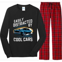 Boy Vintage Muscle Car Easily Distracted By Cool Cars Long Sleeve Pajama Set