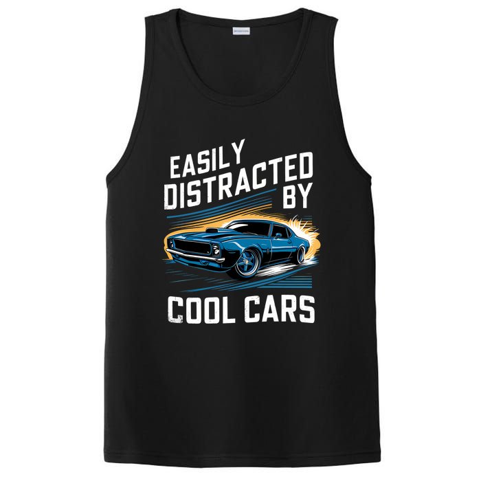 Boy Vintage Muscle Car Easily Distracted By Cool Cars PosiCharge Competitor Tank