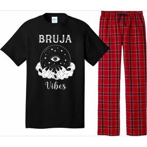 Bruja Vibes Mexican Dia De Muertos Halloween Bruja Pajama Set